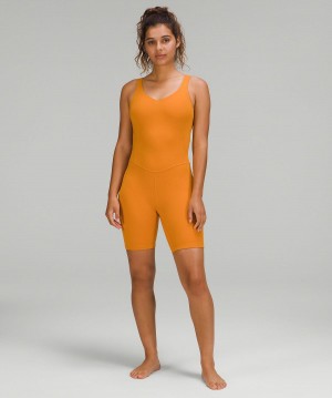 Body Lululemon Align™ 8" Femme Orange | FR_LuLu31417