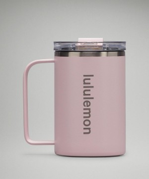 Bouteilles d'eau Lululemon Insulated Mug 12oz Femme Rose | FR_LuLu81541