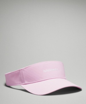 Chapeaux Lululemon Removable Sweatband All-Sport Visor Homme Rose | FR_LuLu22699