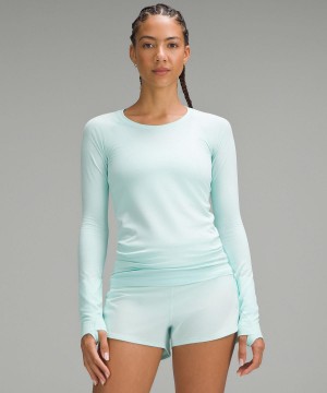 Chemise À Manches Longues Lululemon Swiftly Tech 2.0 Femme Menthe | FR_LuLu17518