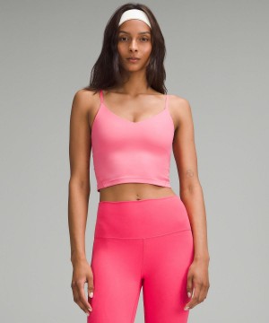 Chemises Lululemon Align™ Cropped Cami Femme Rose | FR_LuLu53541