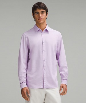 Chemises Lululemon Commission Long-Sleeve Homme Violette | FR_LuLu13463