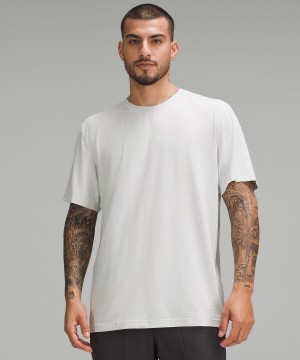 Chemises Lululemon License to Train Relaxed-Fit Short-Sleeve Homme Blanche | FR_LuLu54432