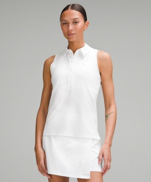 Chemises Lululemon Quick Dry Sleeveless Femme Blanche | FR_LuLu82910