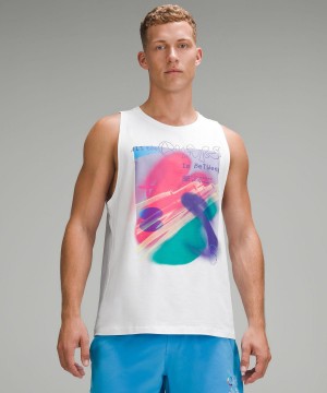 Chemises Lululemon Zeroed In Tank Homme Blanche | FR_LuLu64016