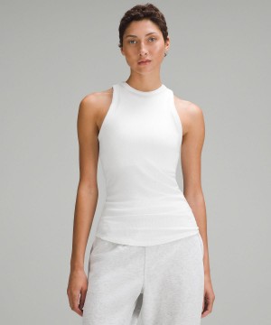 Debardeur Lululemon Hold Tight Femme Blanche | FR_LuLu47960