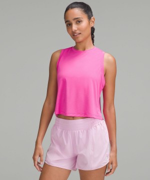 Debardeur Lululemon Ultralight Waist-Length Femme Rose | FR_LuLu30481