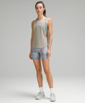 Debardeur Lululemon lab Grid Mesh Training Femme Beige | FR_LuLu33402