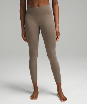 Leggings Lululemon Align™ Asymmetrical-Waist Pant 25" Femme Grise | FR_LuLu98017