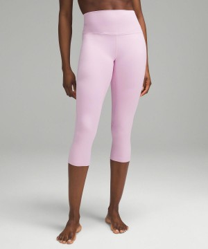 Leggings Lululemon Align™ High-Rise Crop 21" Femme Rose | FR_LuLu44016