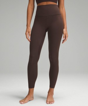 Leggings Lululemon Align™ High-Rise Pant 28" Femme Marron | FR_LuLu13563