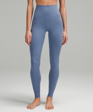 Leggings Lululemon Align™ High-Rise Pant 31" Femme Bleu | FR_LuLu45362