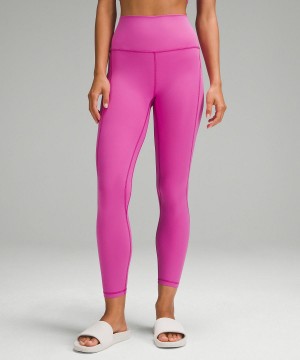 Leggings Lululemon Align™ High-Rise Pant with Pockets 25" Femme Rose | FR_LuLu45976