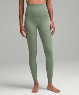 Leggings Lululemon Align™ Super-High-Rise Pant 28" Femme Vert | FR_LuLu22463