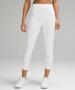 Leggings Lululemon Wunder Train Aerobic High-Rise Tight 25" Femme Blanche | FR_LuLu90302