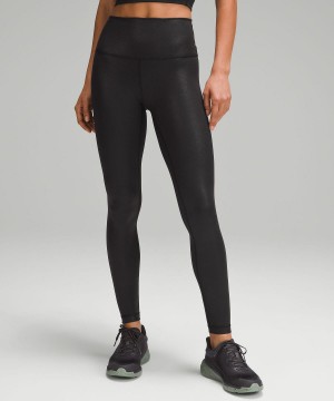 Leggings Lululemon Wunder Train High-Rise Tight 28" Femme Noir | FR_LuLu27788