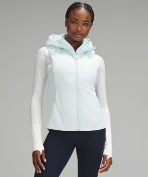 Manteaux Et Vestes Lululemon Another Mile Vest Femme Bleu | FR_LuLu71976