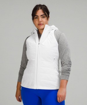 Manteaux Et Vestes Lululemon Another Mile Vest Femme Blanche | FR_LuLu68166