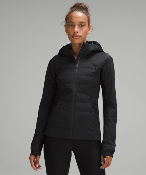 Manteaux Et Vestes Lululemon Down For It All Hooded Femme Noir | FR_LuLu10822