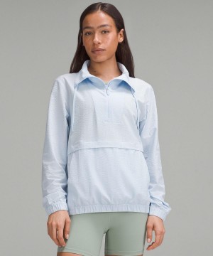 Manteaux Et Vestes Lululemon Pack Light Pullover Femme Bleu | FR_LuLu15477