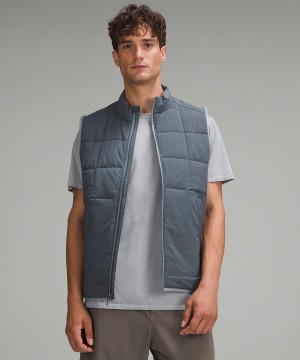 Manteaux Et Vestes Lululemon Route Ready Lightweight Insulated Vest Homme Grise | FR_LuLu79163