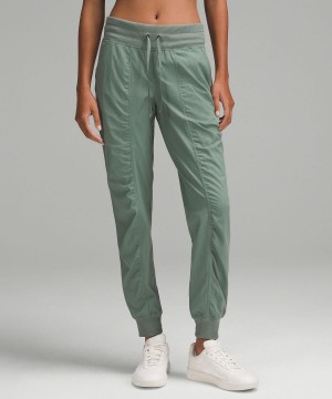 Pantalon Jogger Lululemon Dance Studio Mid-Rise Femme Vert | FR_LuLu10895