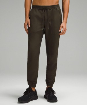 Pantalon Jogger Lululemon License to Train Homme Vert Olive Foncé | FR_LuLu39327