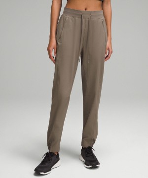 Pantalon Jogger Lululemon License to Train High-Rise Femme Marron | FR_LuLu61663