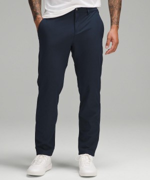 Pantalon Lululemon ABC Classic-Fit 37"L Homme Bleu Marine | FR_LuLu78389