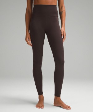 Pantalon Lululemon Align™ High-Risewith Pockets 28" Femme Cafe | FR_LuLu90933