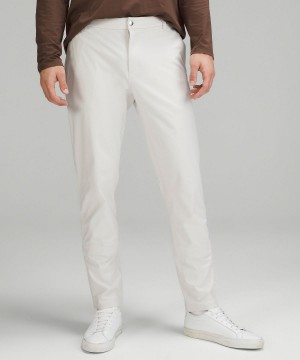 Pantalon Lululemon Commission Classic-Fit 34" Homme Beige Blanche | FR_LuLu16999