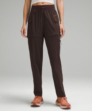 Pantalon Lululemon Convertible High-Rise Hiking Femme Marron | FR_LuLu85105