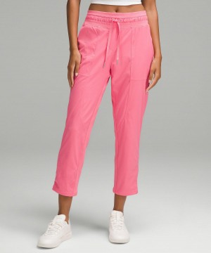 Pantalon Lululemon Dance Studio Mid-Rise Cropped Femme Rose | FR_LuLu34413