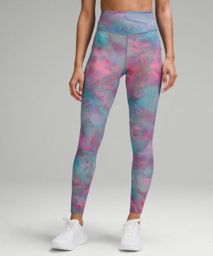 Pantalon Lululemon Fast and Free High-Rise Tight 28” Pockets Femme Multicolore | FR_LuLu95789