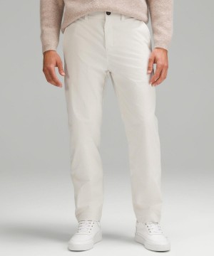 Pantalon Lululemon Relaxed-Tapered Smooth Twill Homme Beige Blanche | FR_LuLu16422