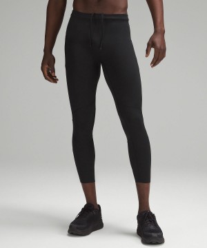 Pantalon Lululemon Surge Tight 22" Homme Noir | FR_LuLu92053