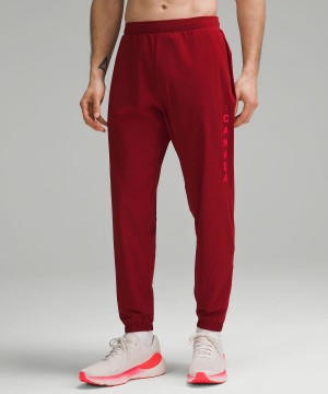 Pantalon Lululemon Team Canada Surge Homme Rouge Foncé | FR_LuLu80171