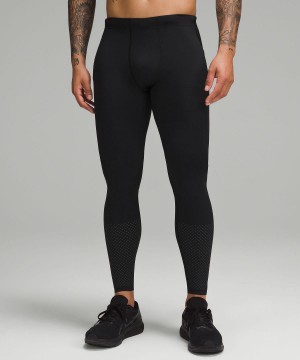 Pantalon Lululemon Vital Drive Tight 28" Homme Noir | FR_LuLu75258