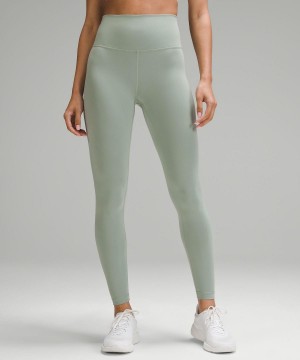 Pantalon Lululemon Wunder Train High-Rise Tight 28" Femme Vert | FR_LuLu27443