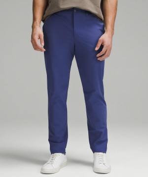 Pantalons Lululemon ABC Slim-Fit 34"L Homme Bleu | FR_LuLu35130