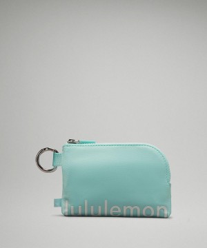 Portefeuilles Et Pochettes Lululemon Clippable Card Pouch Bag Menthe Blanche | FR_LuLu14671