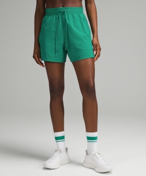 Short Lululemon License to Train High-Rise 4" Femme Vert | FR_LuLu26155