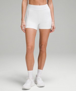 Short Lululemon Luxtreme High-Rise Tennis 3.5" Femme Blanche | FR_LuLu36156