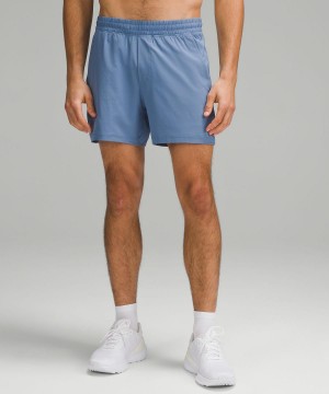 Short Lululemon Pace Breaker Linerless 5" Homme Bleu | FR_LuLu71954