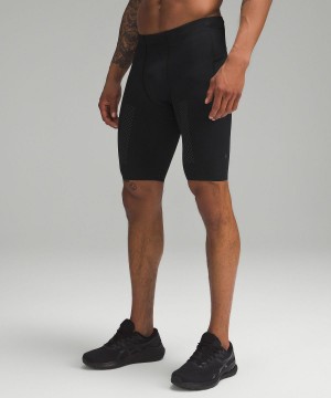 Short Lululemon Vital Drive Training Half Tight 10" Homme Noir | FR_LuLu90516