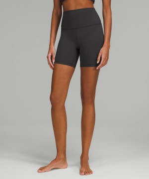 Short Lululemon lululemon Align™ High-Rise 6" Femme Grise Foncé | FR_LuLu53482