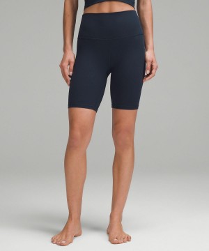 Short Lululemon lululemon Align™ High-Rise 8" Femme Bleu Marine | FR_LuLu30048