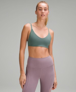 Soutien Gorge Sport Lululemon Everlux with Mesh Train Femme Vert | FR_LuLu29849