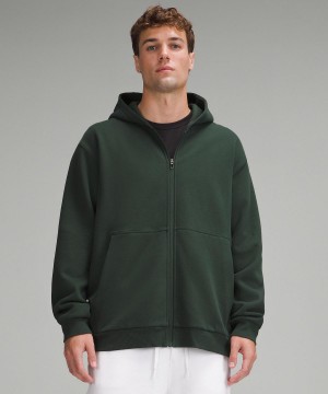 Sweats À Capuche Et Sweatshirts Lululemon Steady State Full-Zip Homme Vert | FR_LuLu85975