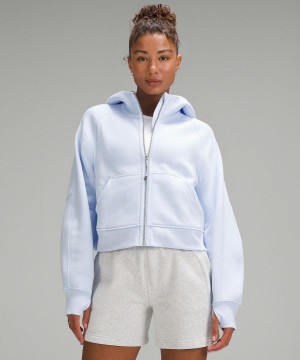 Sweats À Capuche Et Sweatshirts Lululemon Scuba Oversized Full-Zip Femme Bleu | FR_LuLu84870